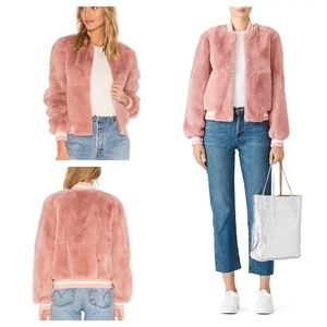 Elizabeth and James Ellington Pink Rabbit Bomber